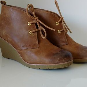 Sperry 9.5 Women's Harlow Cognac Burnished Wedge